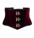 Aderlass Steampunk Waist Corset Velvet Bordeaux
