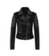 Aderlass Ladys Rockstar Jacket Nappa Leather Schwarz