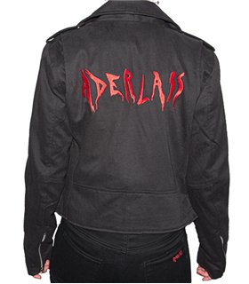 Aderlass Ladys Biker Jacket Denim Schwarz Aderlass Ladys Biker Jacket Denim Schwarz