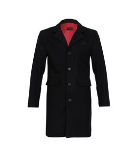 Aderlass Suit Coat Wool Schwarz