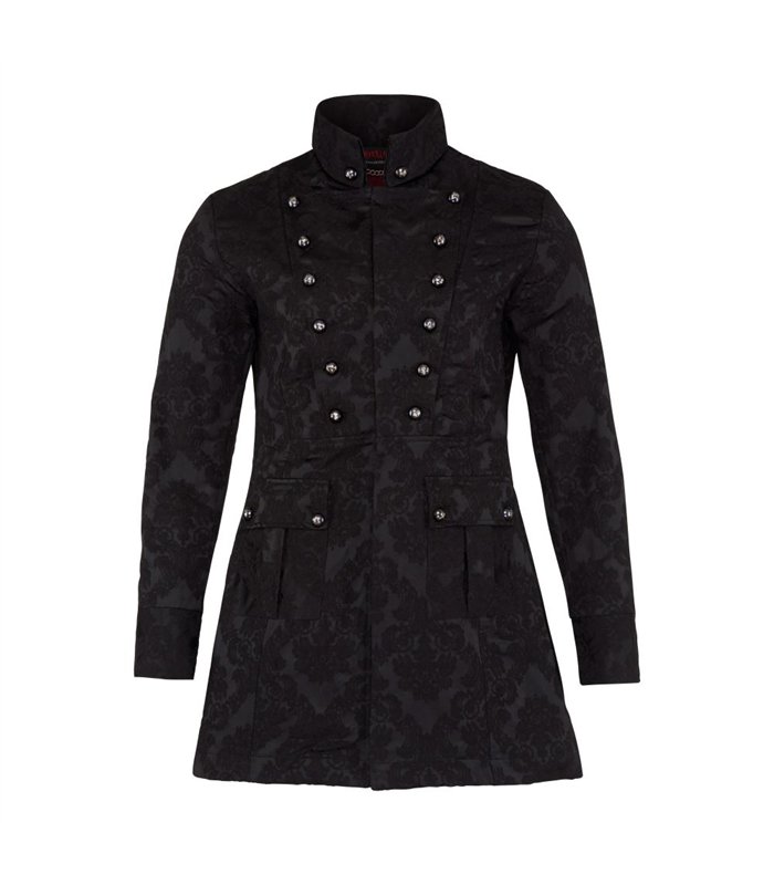 Aderlass Admiral Coat Brocade Schwarz