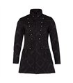 Herren-Mantel im klassischen Military- / Admiral-Stil Bestickt Schwarz | Aderlass