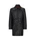 Aderlass Mens Military Coat Nappa Leather Schwarz