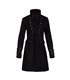Aderlass Ladys Pirate Coat Wool Schwarz