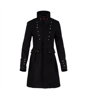 Aderlass Ladys Pirate Coat Wool Schwarz