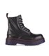 Aderlass 8-Eye Boots Plateau Leather Black-Purple
