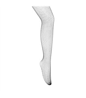 Aderlass Tights Fishnet Fine S-XL Schwarz