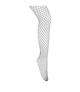Aderlass Tights Fishnet Coarse S-XL Schwarz