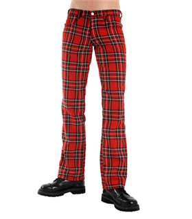 Black Pistol Tartan Pants Rot gr?n