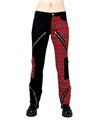 Black Pistol Freak Pants Tartan Schwarz Rot