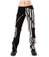 Black Pistol Freak Pants Stripe Schwarz-Weiss