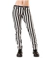 Black Pistol Close Pants Stripe Schwarz-Weiss