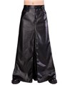 Black Pistol Men Skirt Leatherette Schwarz