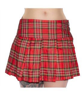 Black Pistol Buckle Mini Tartan Rot gr?n