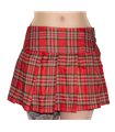 Black Pistol Buckle Mini Tartan Rot gr?n