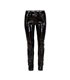 Lovesect Skinny Pants Shiny PVC Schwarz