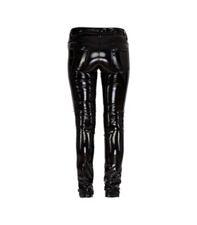 Aderlass Skinny Pants Shiny PVC Schwarz