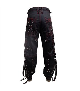 Rave Pants Schwarz Rot | Aderlass