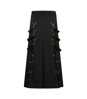 Belt Skirt Denim Schwarz | Aderlass