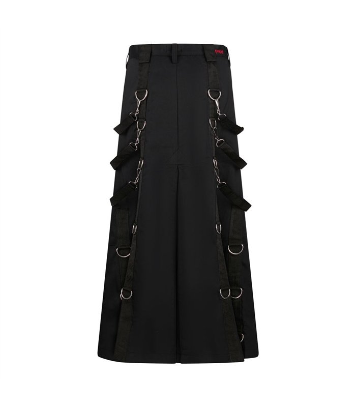 Belt Skirt Denim Schwarz | Aderlass