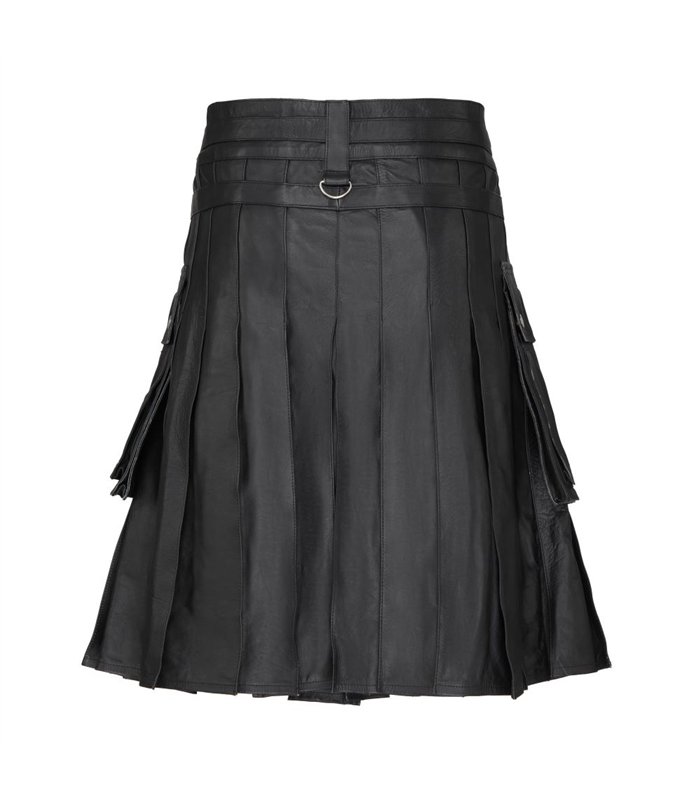 Aderlass Fight Kilt Leather Schwarz