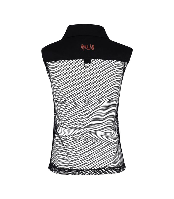 Aderlass Club Vest Cotton/Net Schwarz