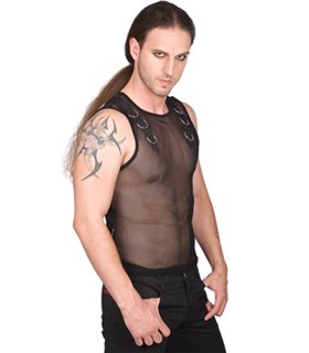 Tank Vest Net Schwarz | Aderlass