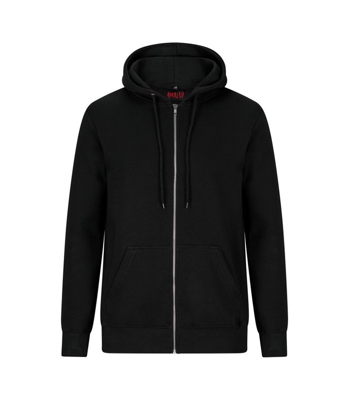 Hoodie Pentagram Black/Black | Aderlass