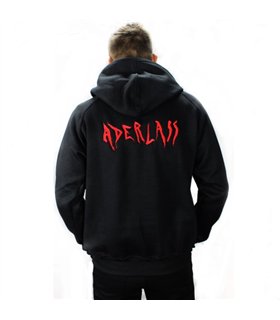 Zip Hoodie Kapuzen-Jacke Schwarz | Aderlass