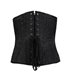 Underbust Corset Brocade Schwarz | Aderlass