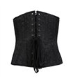 Aderlass Underbust Corset Brocade Schwarz