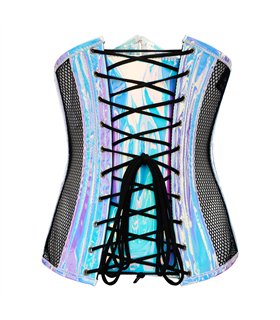Underbust Corset Holo Blue-Purple | Aderlass