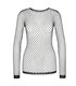 Fishnet Top Longsleeve XS-3XL Schwarz | Aderlass