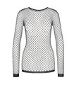 Aderlass Fishnet Top Longsleeve XS-3XL Schwarz