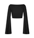 Witch Crop Top Schwarz | Aderlass