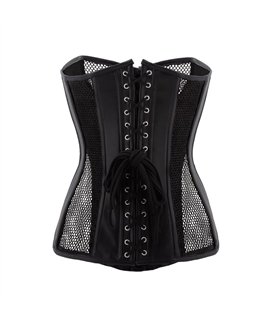 Aderlass Steampunk Corset Net Schwarz