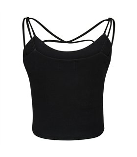 Witch Spaghetti Top Schwarz | Aderlass