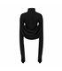 Witch Crop Cape Schwarz | Aderlass