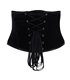 Steampunk Waist Corset Velvet Schwarz | Aderlass