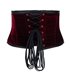 Aderlass Steampunk Waist Corset Velvet Bordeaux