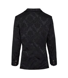 Aderlass Suit Jacket Brocade Schwarz