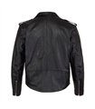 Mens Biker Jacket Leather Schwarz | Aderlass