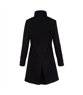Aderlass Ladys Pirate Coat Wool Schwarz