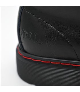 10-Eye Boots Leather Schwarz | Aderlass