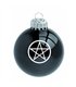 Christbaumkugeln Set 4 Glaskugeln Schwarz | Aderlass