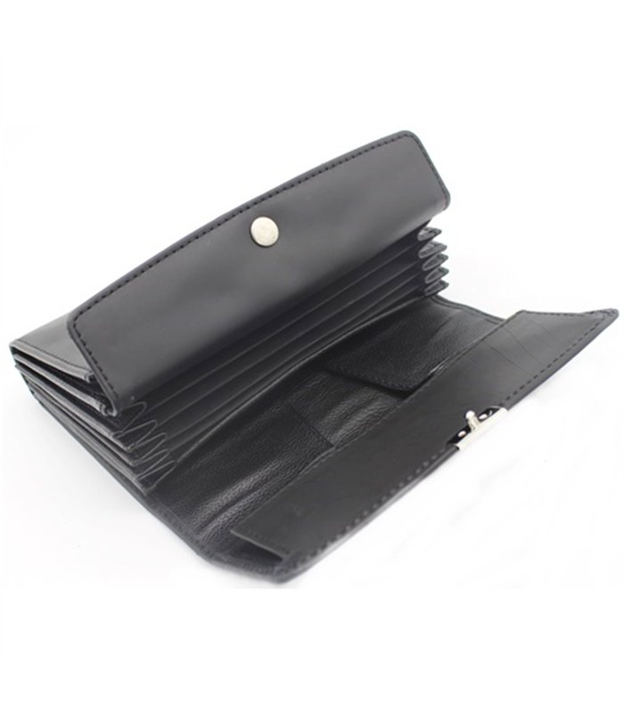 Waiter Wallet Leather Portemonnaie Schwarz | Aderlass