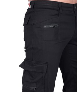 Black Pistol Explorer Pants Denim Schwarz