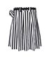 Black Pistol Short Kilt Stripe Schwarz-Weiss | Aderlass