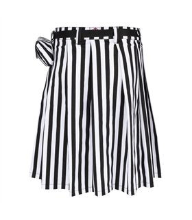 Black Pistol Short Kilt Stripe Schwarz-Weiss | Aderlass