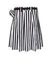 Black Pistol Short Kilt Stripe Schwarz-Weiss